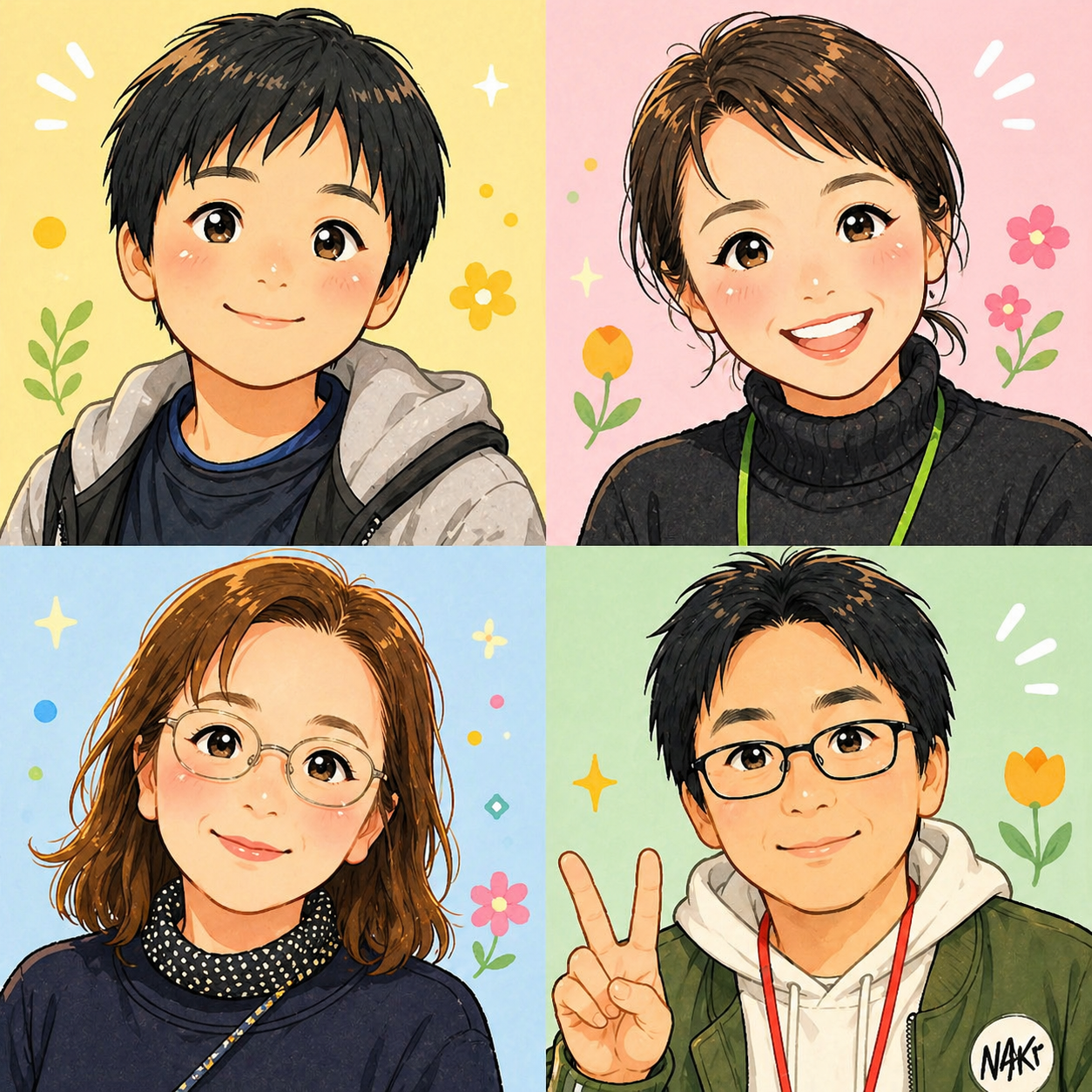 スタッフ似顔絵2